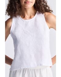 REISTOR - Button Back Embroidered Crop Top - Lyst