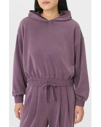 Sweaty Betty - Sand Wash Cloud Weight Crop Hoodie - Lyst