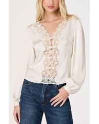Astr - Benote Lace Top - Lyst