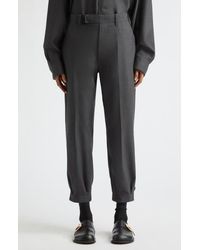 Plan C - Cotton Blend Scuba Knit Wide Leg Pants - Lyst