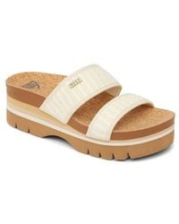 Reef - Cushion Vista Higher Platform Slide Sandal - Lyst