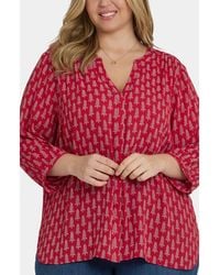 NYDJ - Pintuck Top - Lyst