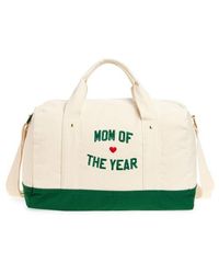 FAVORITE DAUGHTER - Mom Of The Year Embroidred Canvas Duffle Bag - Lyst