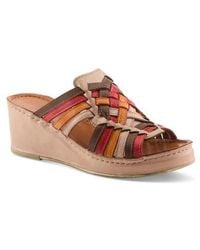 Spring Step - Nokiah Platform Wedge Sandal - Lyst