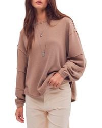 Free People - Total Eclipse Oversize T-Shirt - Lyst