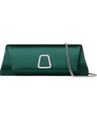 Akris - Small Anouk East/West Silk Satin Clutch - Lyst