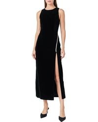 Endless Rose - Jewel Trim Sleeveless Velvet Maxi Dress - Lyst