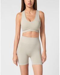 Philipp Plein - Seamless Wide Straps Sport Bra Logo - Lyst