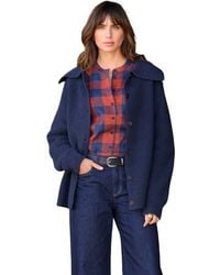 Celtic & Co. - Sailor Collar Longline Cardigan - Lyst