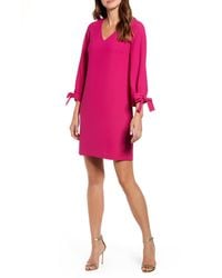 cece bow tie sleeve shift dress