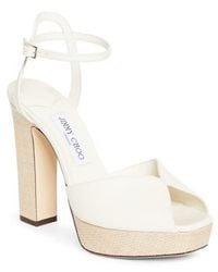 Jimmy Choo - Sacaria Ankle Strap Platform Sandal - Lyst