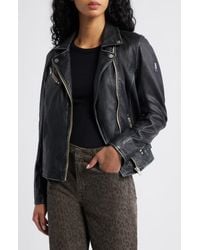 Mauritius - Sofia Lambskin Moto Jacket - Lyst