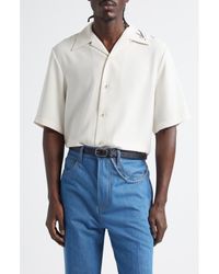 Amiri - Logo Embroidered Camp Shirt - Lyst