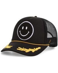 Local Beach - Capt'N Smiley Patch Snapback Trucker Hat - Lyst