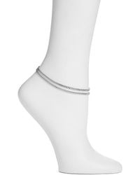 VIDAKUSH - Layered Chain Anklet - Lyst
