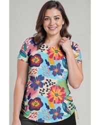 Calypsa - Short Sleeve Adele Swim Top - Lyst
