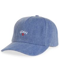 Noah - Core Logo Denim Adjustable Baseball Cap - Lyst