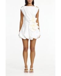 Acler - Falldon Floral Appliqué Bubble Cocktail Dress - Lyst