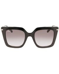 Ferragamo - Gancini 51Mm Rectangular Sunglasses - Lyst
