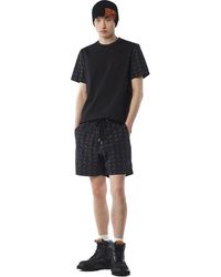 MCM - Monogram Print Shorts - Lyst