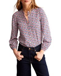 Boden - Marina Floral Print Long Sleeve Shirt - Lyst