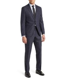 BOSS - Huge/genius Stretch Virgin Wool & Linen Suit - Lyst