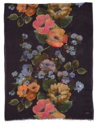 Echo - Painted Floral Wrap - Lyst