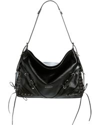 Givenchy - Medium Voyou Leather Hobo Bag - Lyst