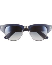 Ray-Ban - Mega Wayfarer 51mm Polarized Square Sunglasses - Lyst
