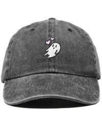 Alix - Heartly Ghost Embroidered Cap - Lyst
