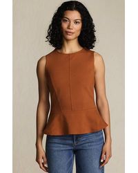 Lands' End - Sleeveless Starfish Peplum Top - Lyst