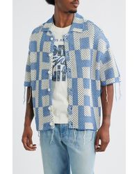 Honor The Gift - Fringe Open Stitch Button-Up Shirt - Lyst