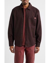 Dickies - Hendersonville Classic Fit Check Brushed Cotton Button-Up Shirt - Lyst