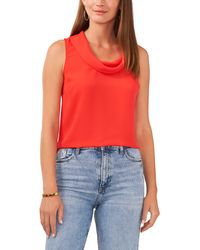 Vince Camuto - Cowl Neck Sleeveless Blouse - Lyst
