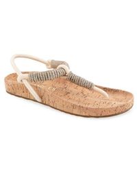 Aerosoles - Leve Flatform T-Strap Sandal - Lyst
