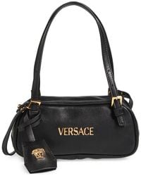 Versace - Mini Logo East/West Leather Shoulder Bag - Lyst