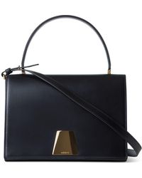 Akris - Medium Alice Leather Top Handle Bag - Lyst