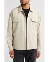 FRAME - Double Pocket Overshirt - Lyst