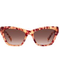 Kate Spade - Fay 54mm Gradient Cat Eye Sunglasses - Lyst