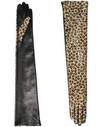 Agnelle - Glamour Leather Gloves Arm Length - Lyst