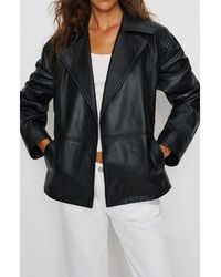 Reformation - Veda Jaden Leather Jacket - Lyst