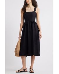 Caslon - Woven Midi Sundress - Lyst