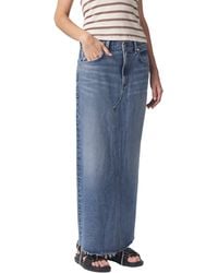 Citizens of Humanity - Circolo Reworked Denim Maxi Skirt - Lyst