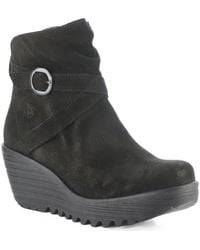 Fly London - Loik Platform Wedge Bootie - Lyst