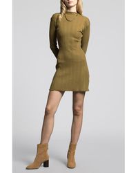 WEEKEND LOS ANGELES - Mirren Long Sleeve Ribbed Sweater Dress - Lyst