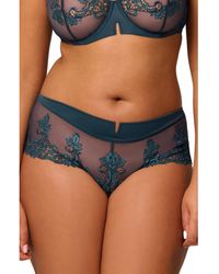 Simone Perele - 'Saga' Embroidered Boyshort Briefs - Lyst