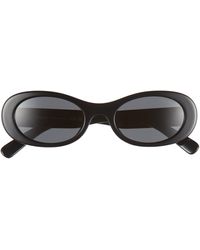 Miu Miu - 50mm Oval Sunglasses - Lyst