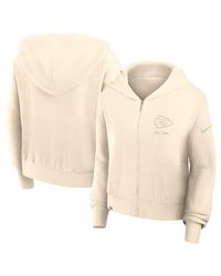 Nike - Philadelphia Eagles Glory Cropped Full-Zip Hoodie - Lyst