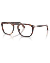 Persol - 51Mm Square Optical Glasses - Lyst