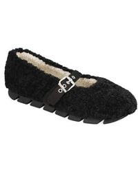 MIA - Kayti Faux Shearling Mary Jane Flat - Lyst